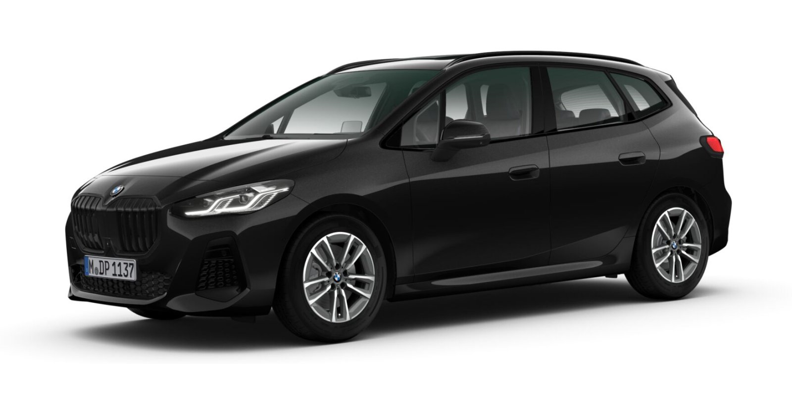 BMW BMW 2er in Schwarz von vorne BMW BMW 2er in Schwarz von vorne