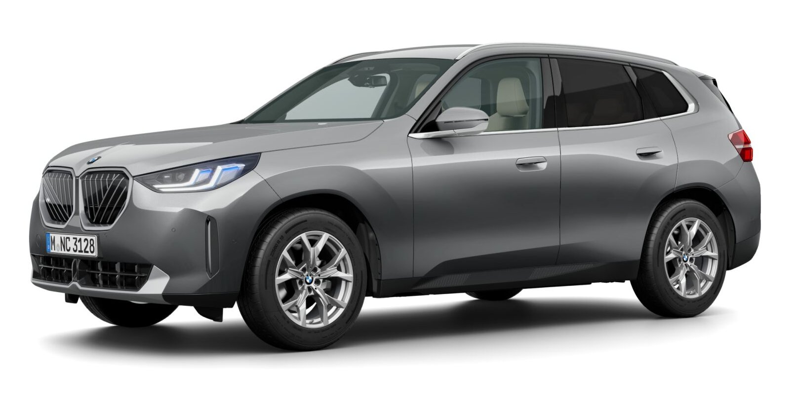BMW X3 20 xDrive in Grau von vorne BMW X3 20 xDrive in Grau von vorne