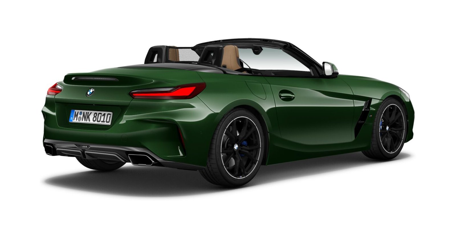 BMW BMW Z in Grün von hinten BMW BMW Z in Grün von hinten