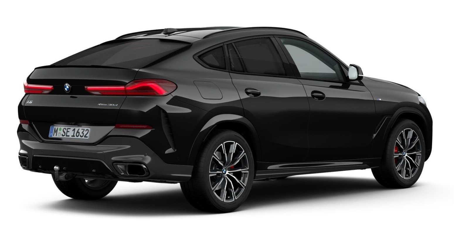 BMW BMW X in Schwarz von hinten BMW BMW X in Schwarz von hinten