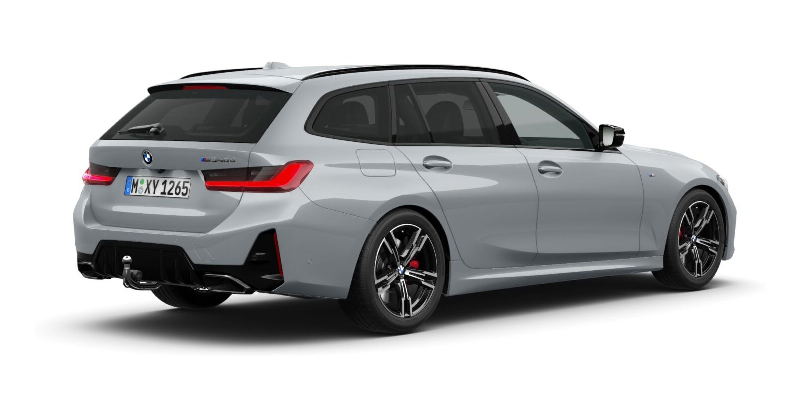 BMW BMW 3er in Grau von hinten BMW BMW 3er in Grau von hinten