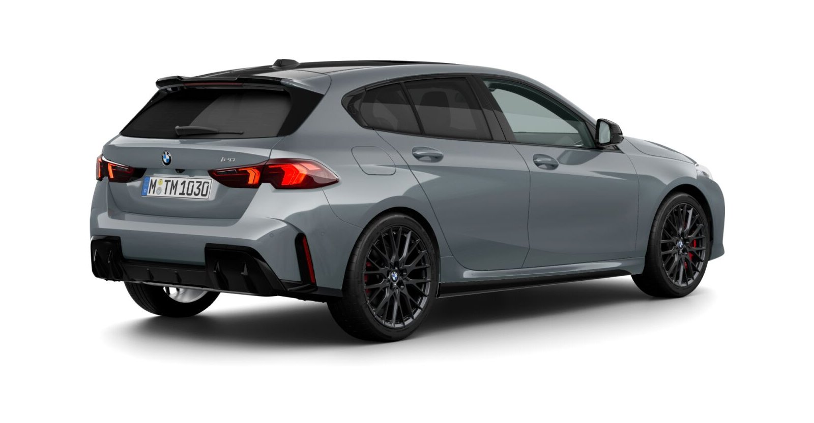 BMW BMW 1er in Grau von hinten