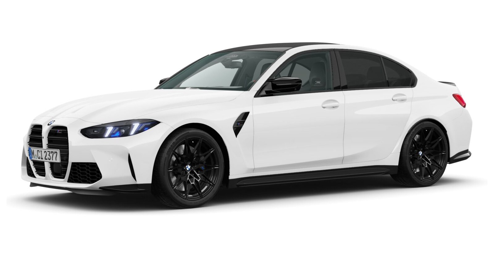 BMW BMW M in Weiß von vorne BMW BMW M in Weiß von vorne