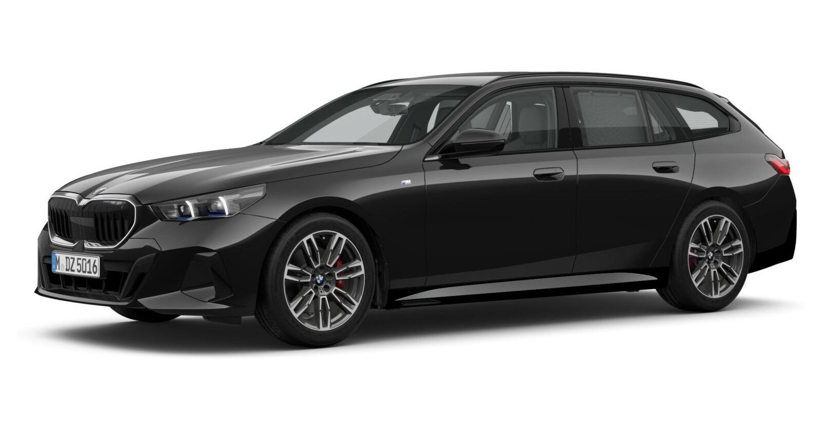 BMW BMW 5er in Schwarz von vorne BMW BMW 5er in Schwarz von vorne