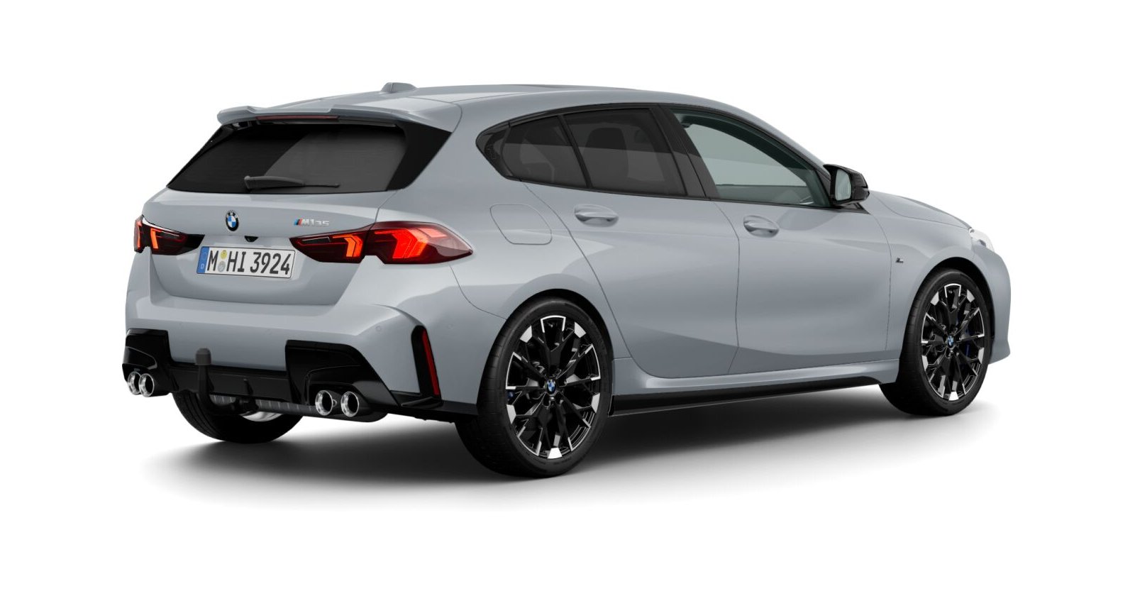 BMW BMW 1er in Grau von hinten