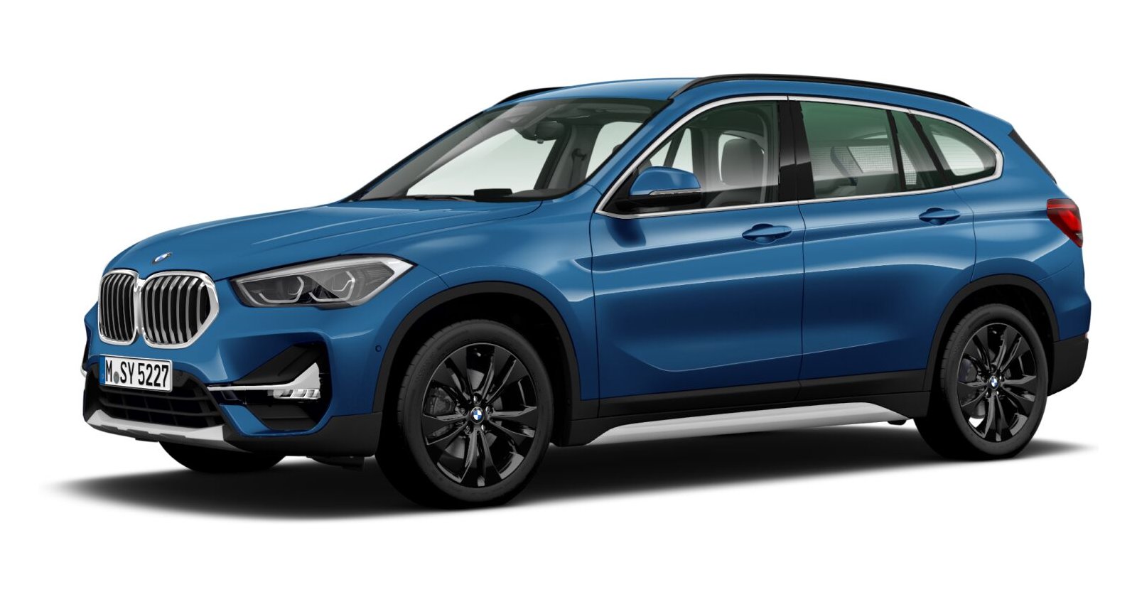 BMW BMW X in Blau von vorne BMW BMW X in Blau von vorne