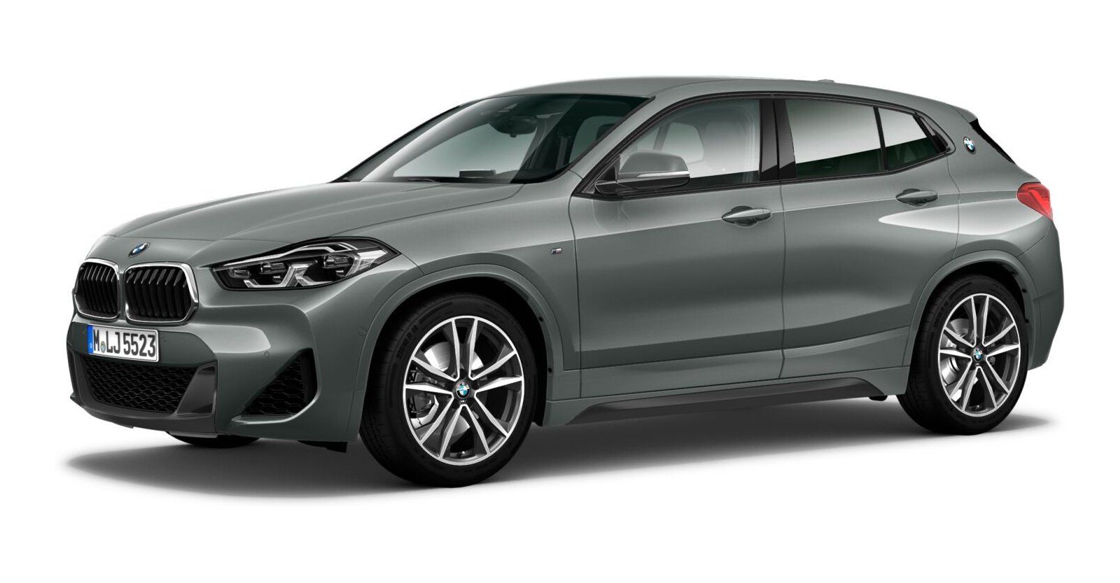BMW X2 sDrive20i in Grau von vorne BMW X2 sDrive20i in Grau von vorne