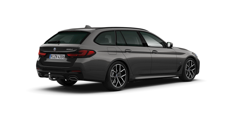 BMW BMW 5er in Grau von hinten BMW BMW 5er in Grau von hinten