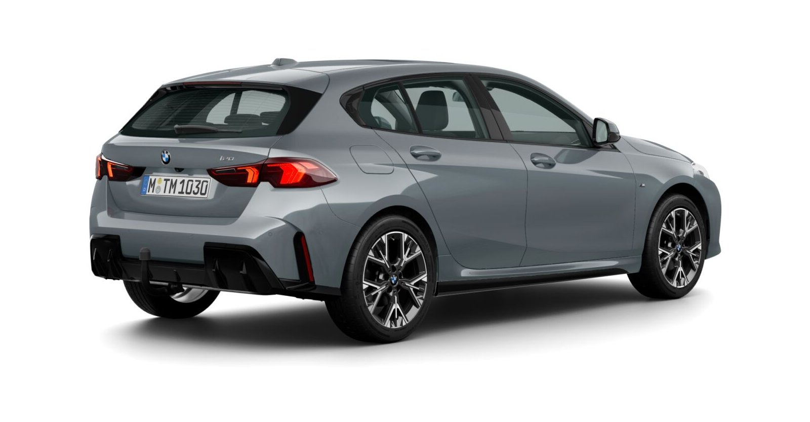 BMW BMW 1er in Grau von hinten BMW BMW 1er in Grau von hinten