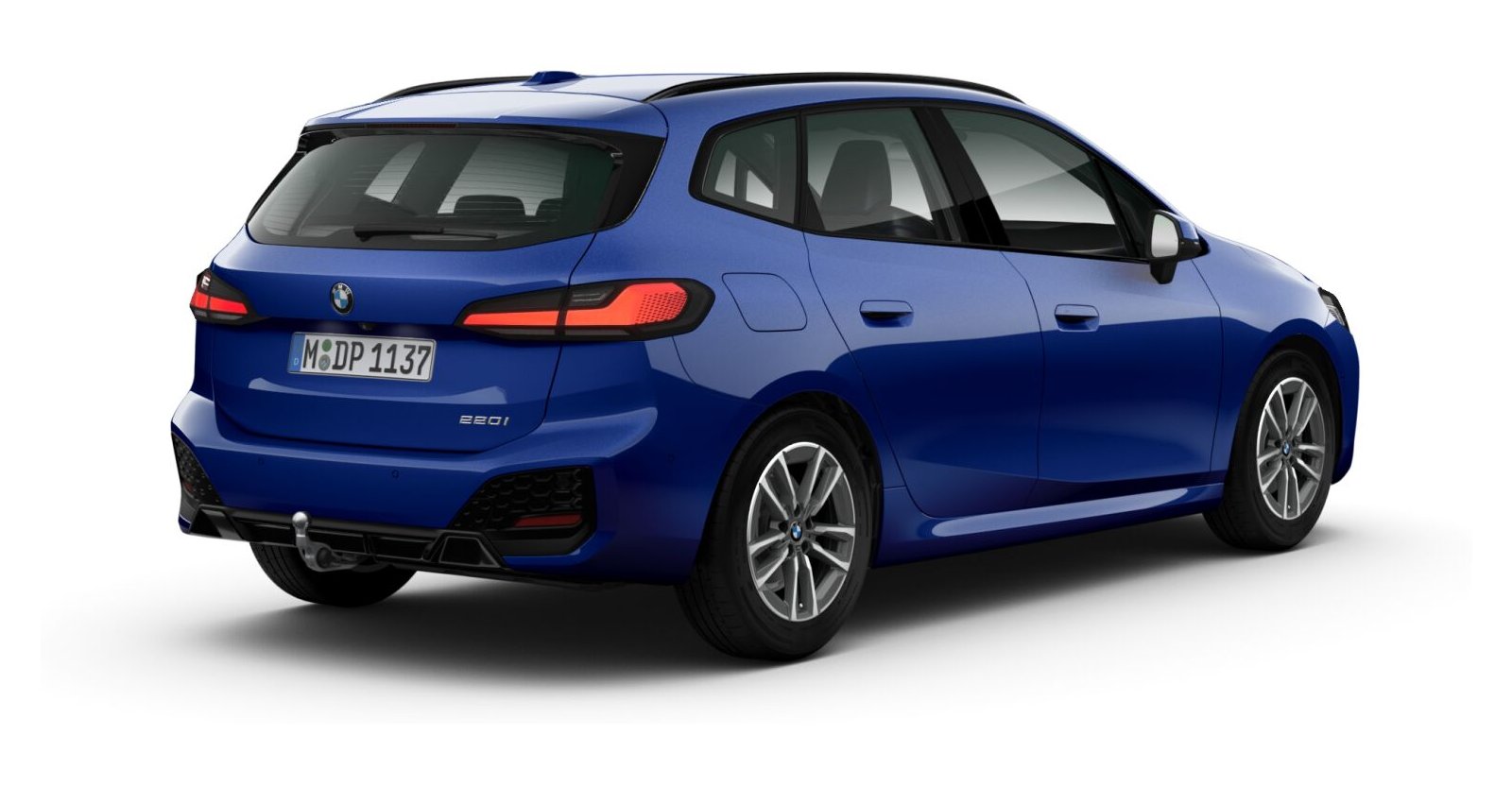 BMW BMW 2er in Blau von hinten