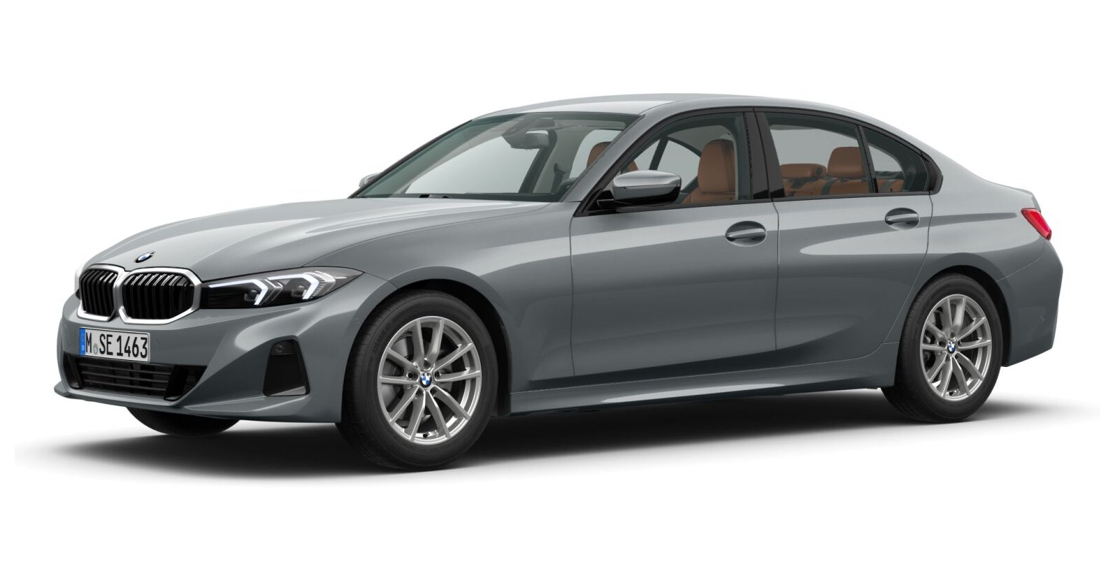 BMW BMW 3er in Grau von vorne BMW BMW 3er in Grau von vorne