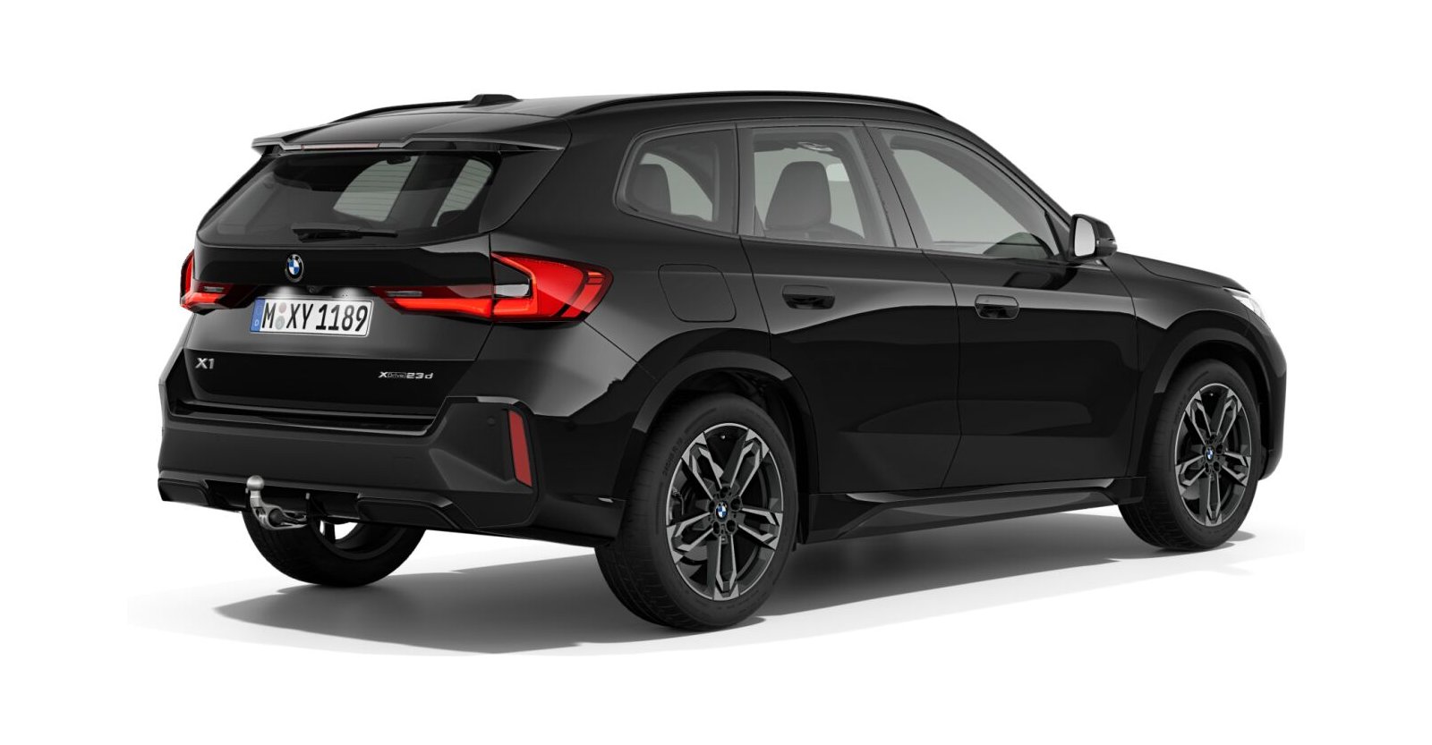 BMW BMW X in Schwarz von hinten BMW BMW X in Schwarz von hinten