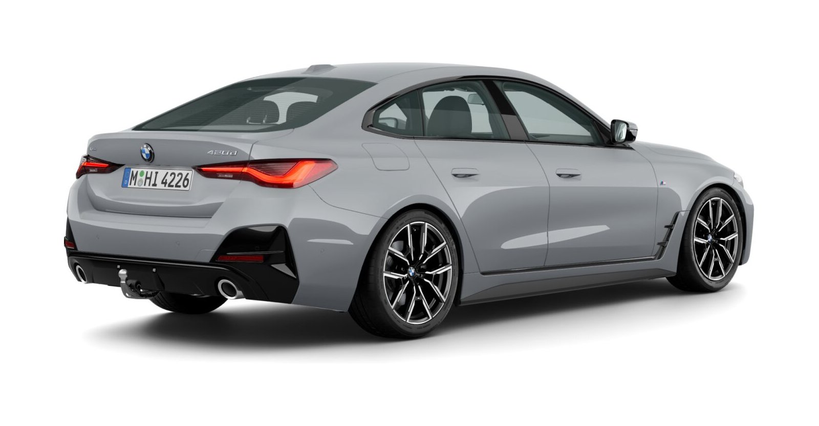 BMW BMW 4er in Grau von hinten