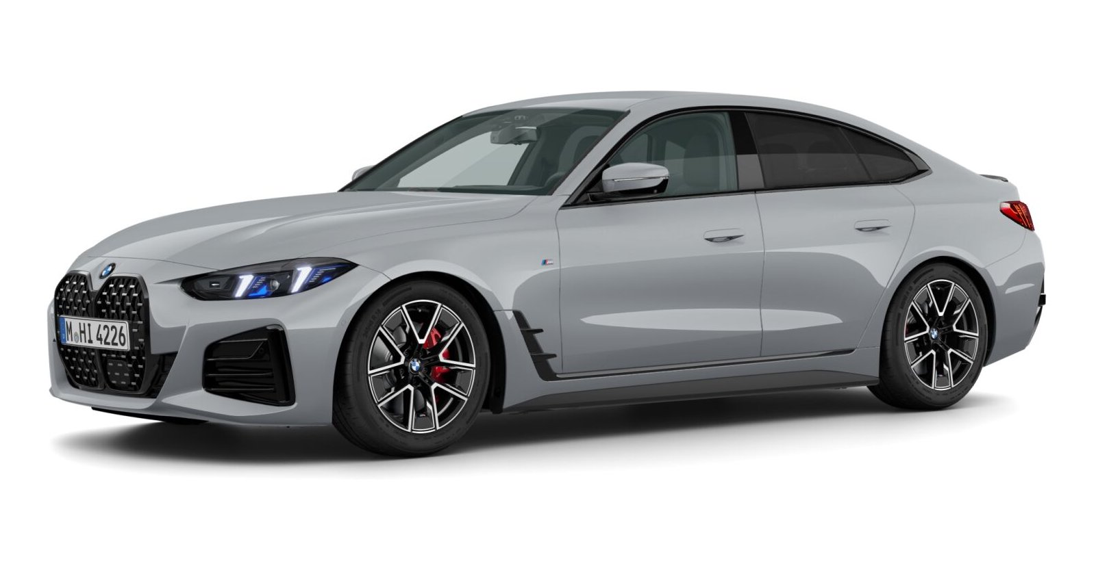 BMW BMW 4er in Grau von vorne