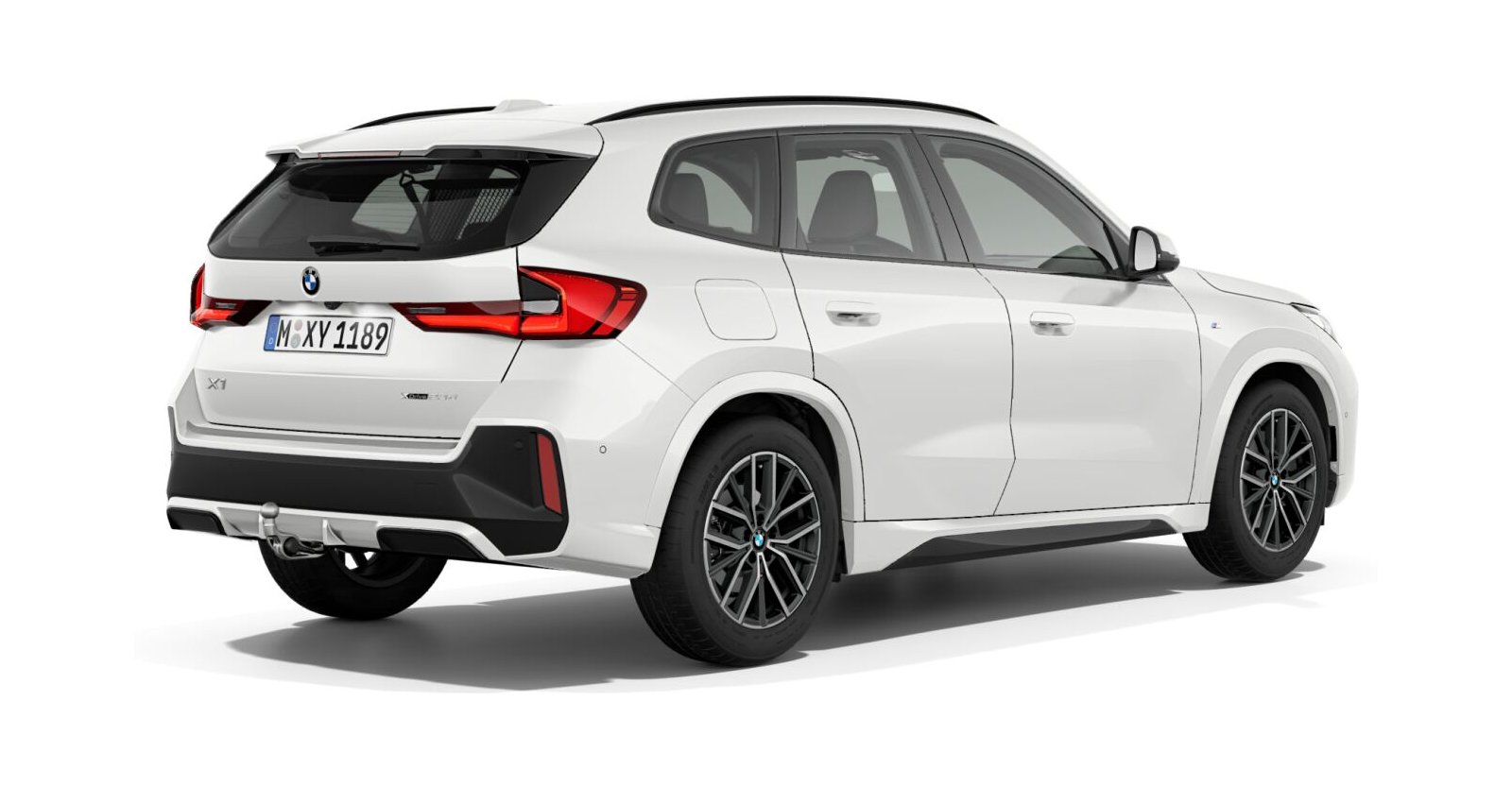 BMW BMW X in Weiß von hinten BMW BMW X in Weiß von hinten