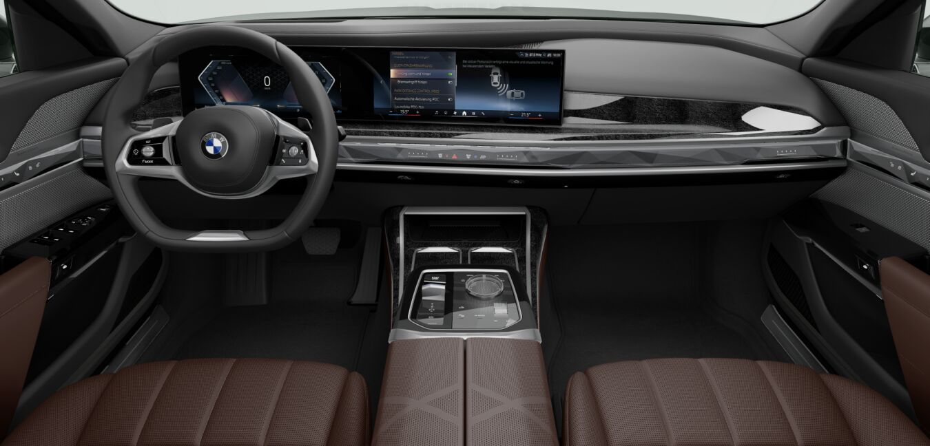 BMW BMW 7er im Innenraum von vorne BMW BMW 7er im Innenraum von vorne