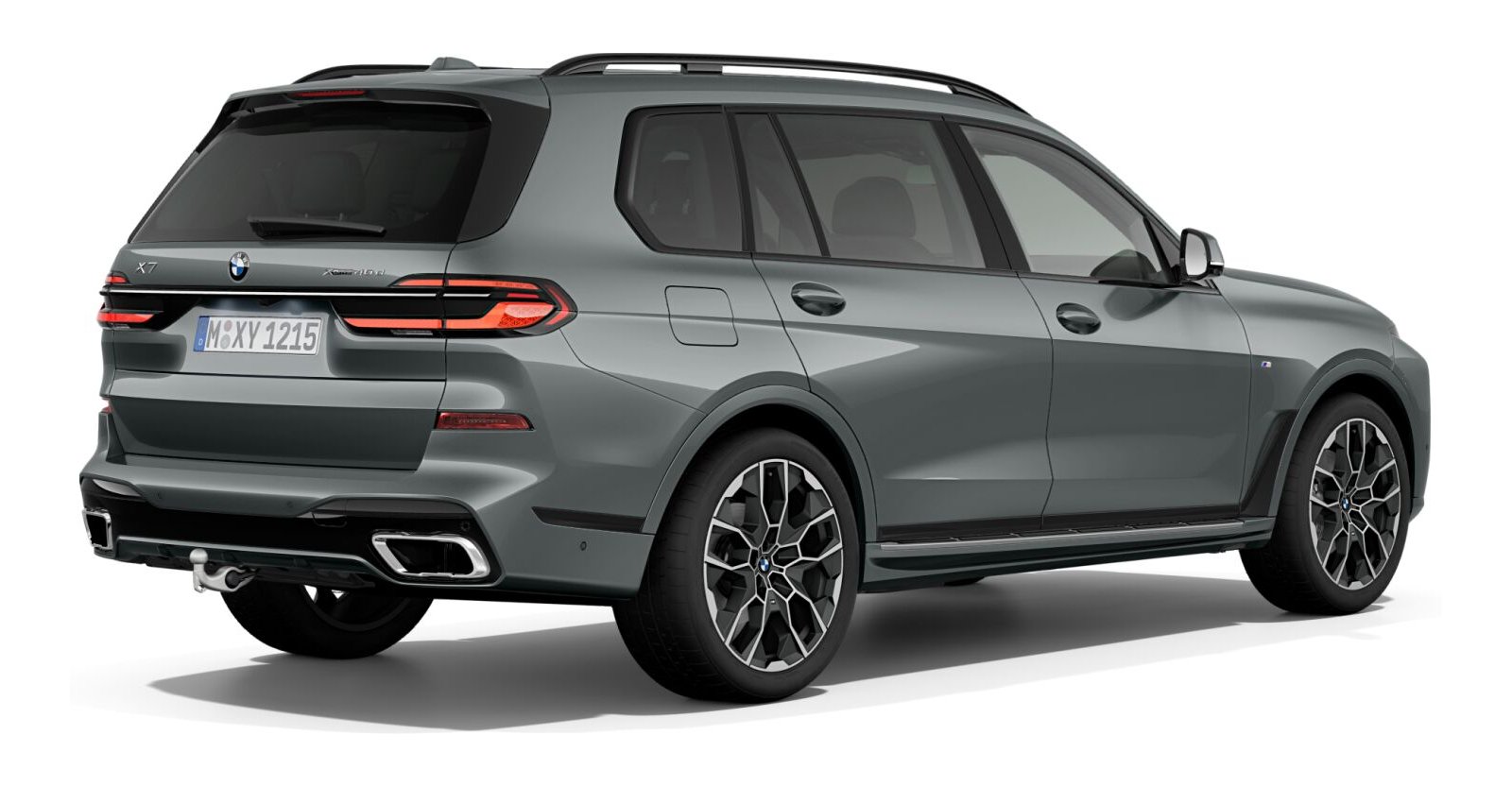 BMW BMW X in Grau von hinten BMW BMW X in Grau von hinten
