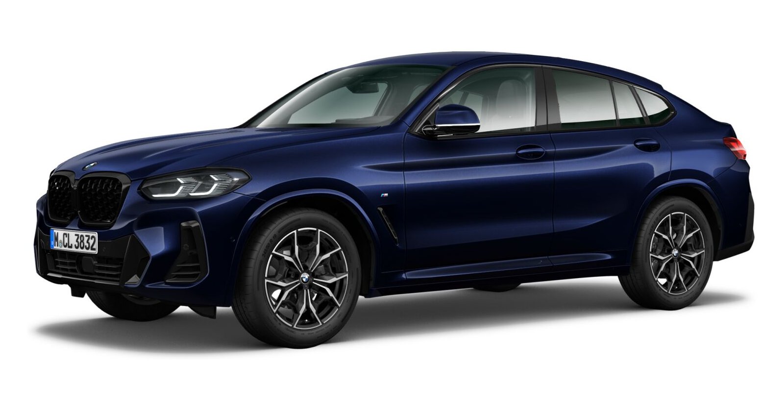BMW BMW X in Blau von vorne BMW BMW X in Blau von vorne