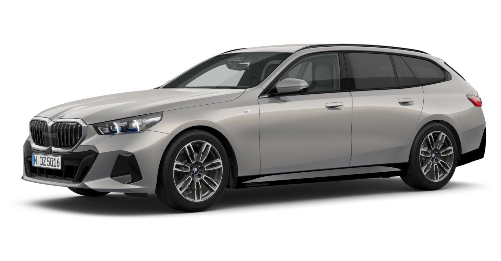 BMW BMW 5er in Grau von vorne