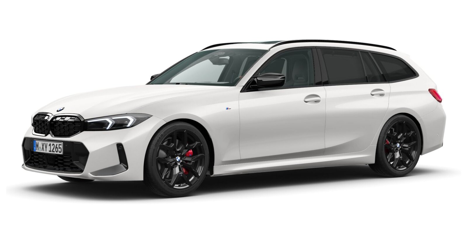 BMW BMW 3er in Weiß von vorne