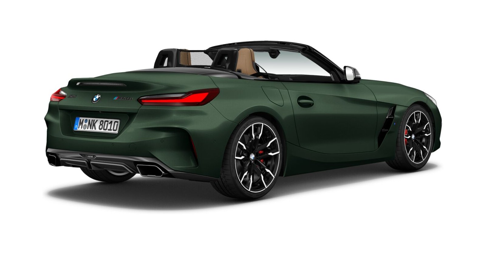 BMW BMW Z in Grün von hinten BMW BMW Z in Grün von hinten