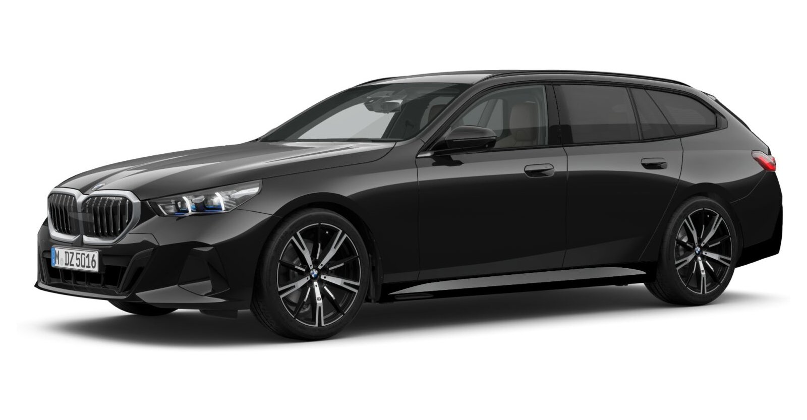 BMW BMW 5er in Schwarz von vorne BMW BMW 5er in Schwarz von vorne