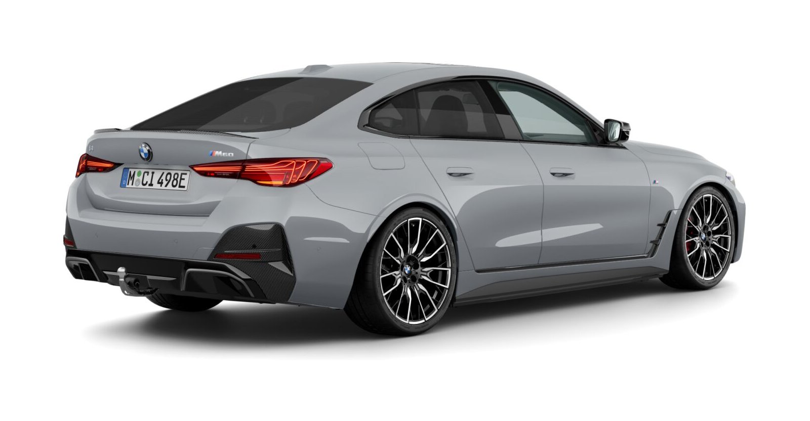 BMW BMW I in Grau von hinten BMW BMW I in Grau von hinten