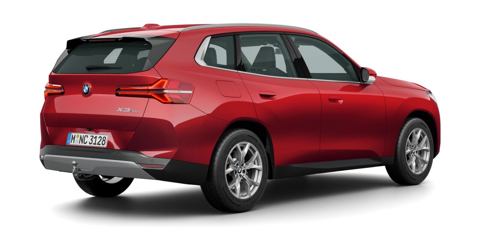 BMW BMW X in Rot von hinten BMW BMW X in Rot von hinten