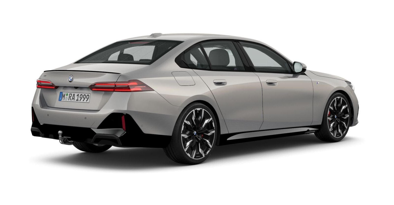 BMW BMW 5er in Grau von hinten BMW BMW 5er in Grau von hinten