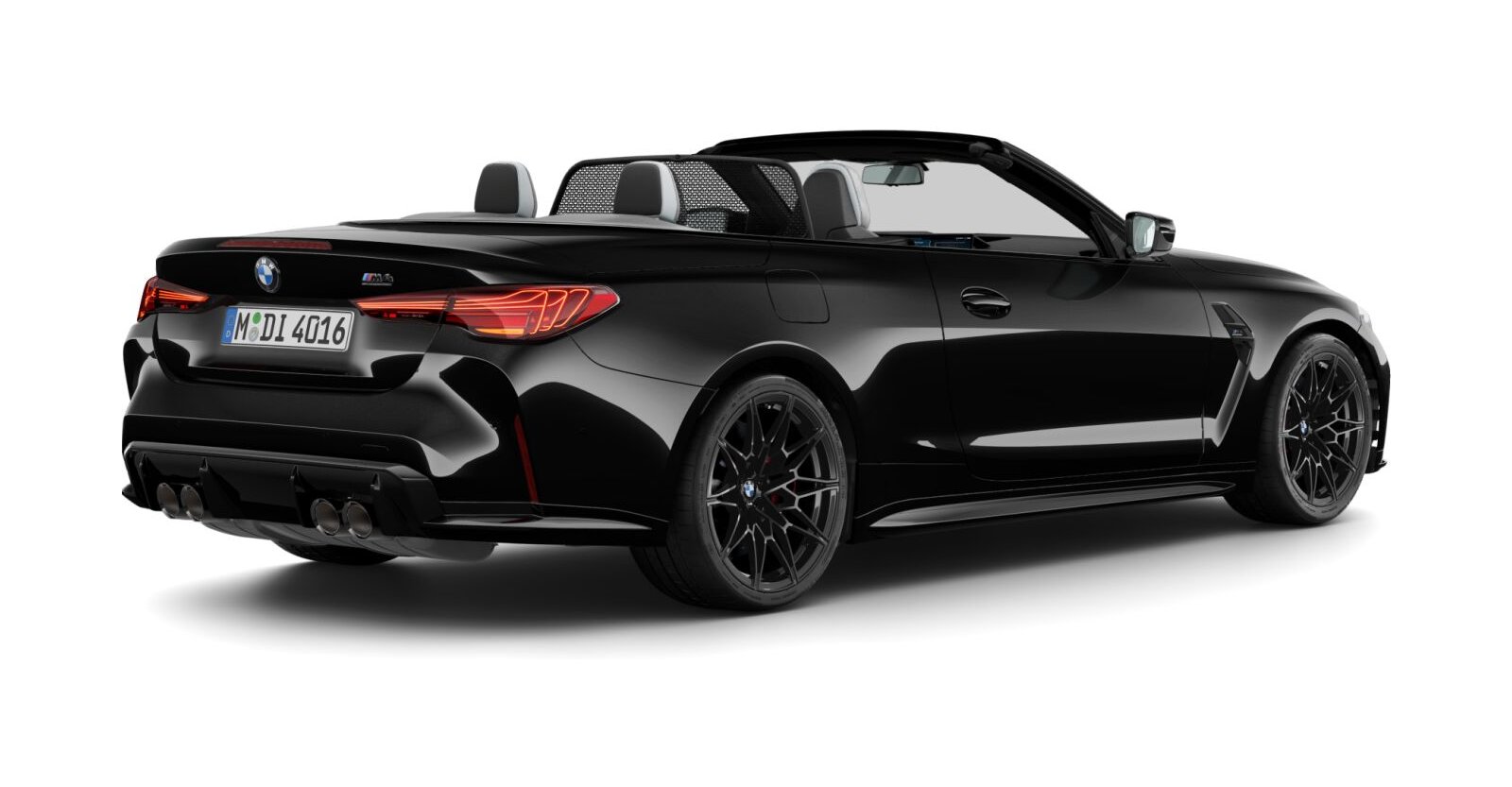 BMW BMW M in Schwarz von hinten BMW BMW M in Schwarz von hinten