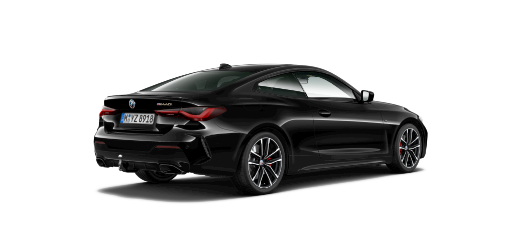 BMW BMW 4er in Schwarz von hinten BMW BMW 4er in Schwarz von hinten