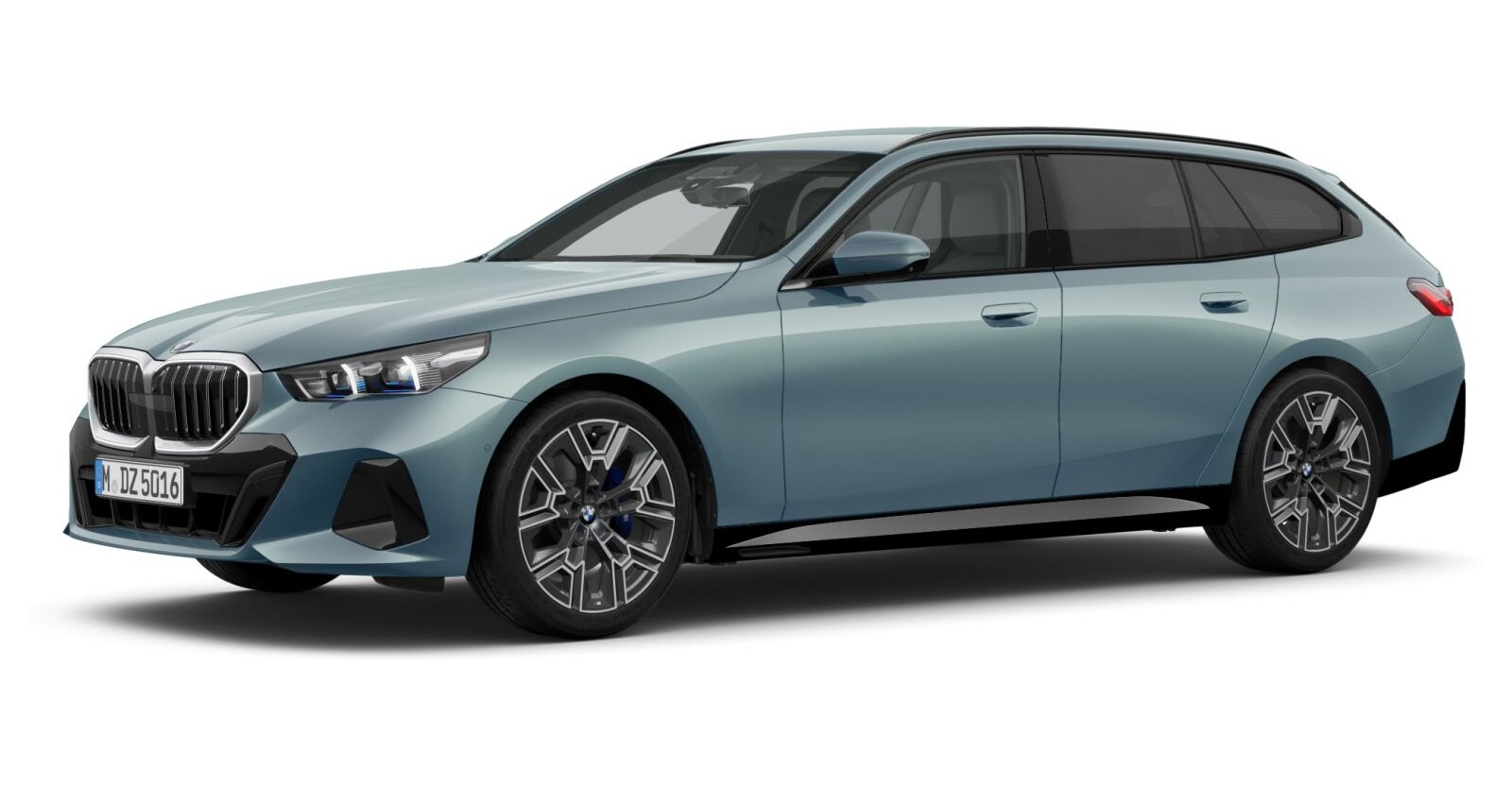 BMW BMW 5er in Grün von vorne