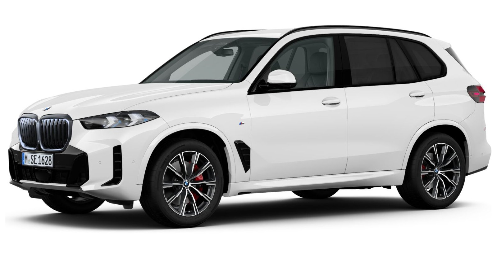BMW X5 xDrive30d in Weiß von vorne BMW X5 xDrive30d in Weiß von vorne