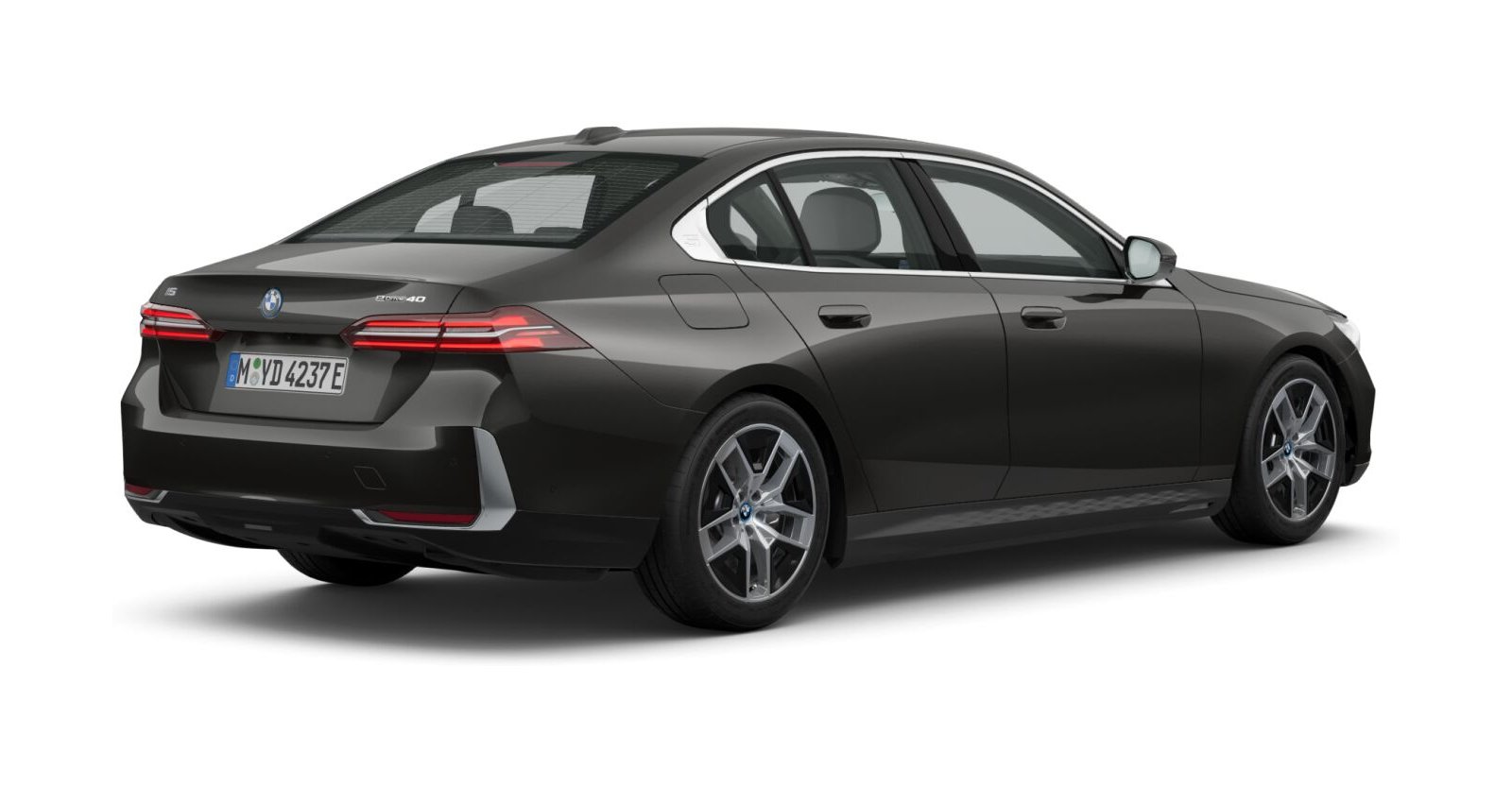 BMW BMW I in Grau von hinten BMW BMW I in Grau von hinten