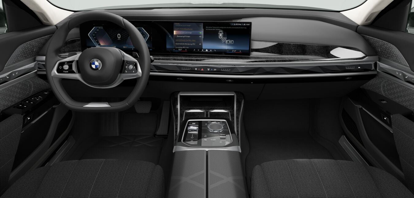 BMW BMW 7er im Innenraum von vorne BMW BMW 7er im Innenraum von vorne