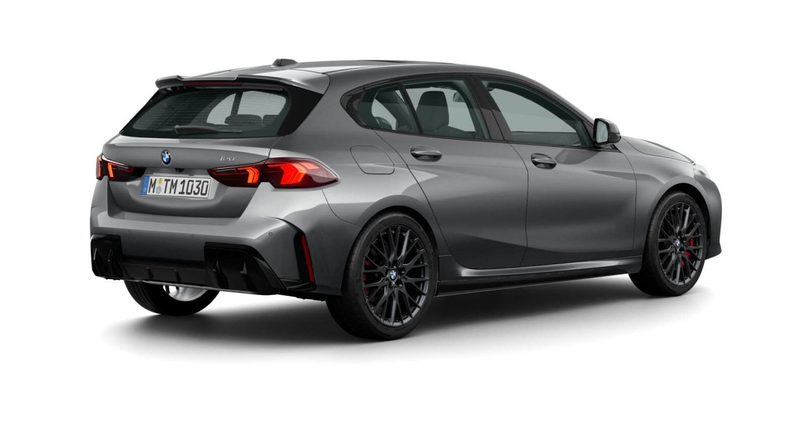 BMW BMW 1er in Grau von hinten