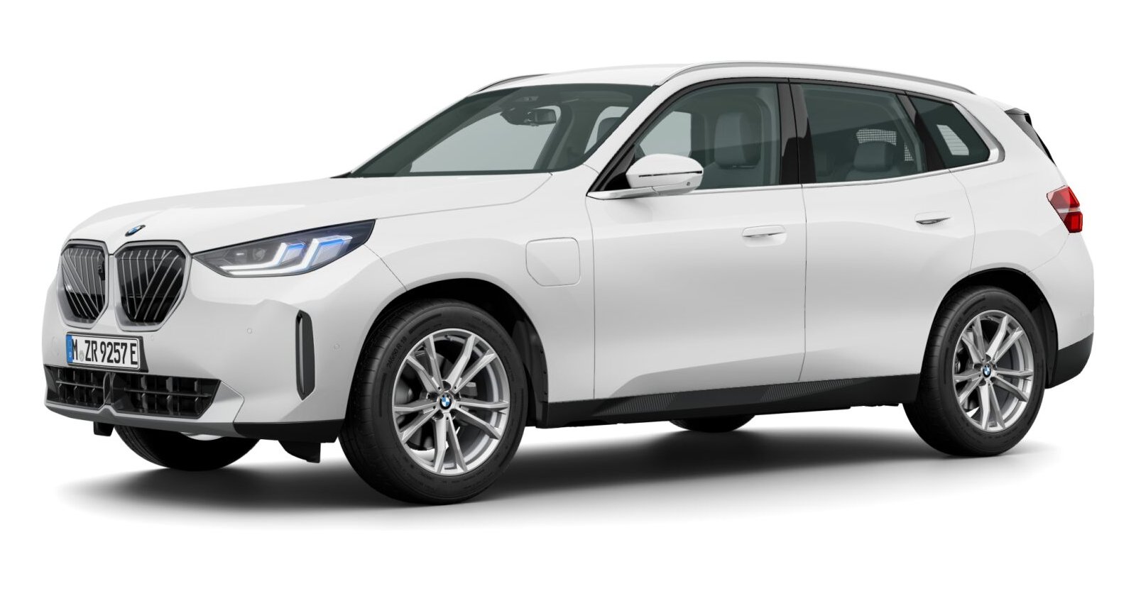 BMW X3 30e xDrive in Weiß von vorne