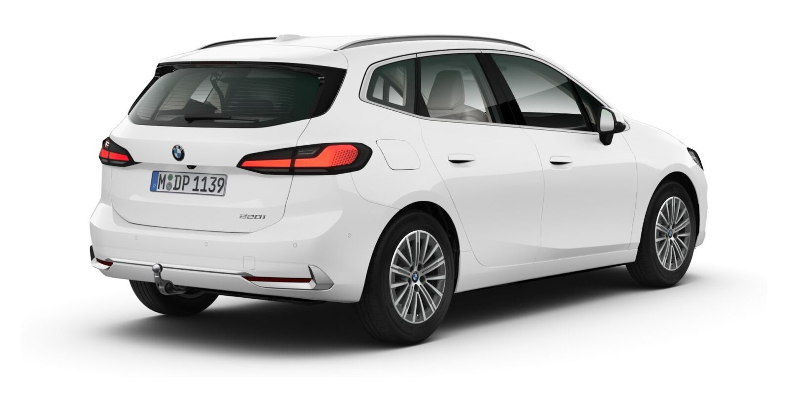 BMW BMW 2er in Weiß von hinten