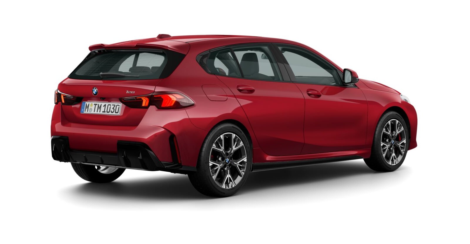 BMW BMW 1er in Rot von hinten