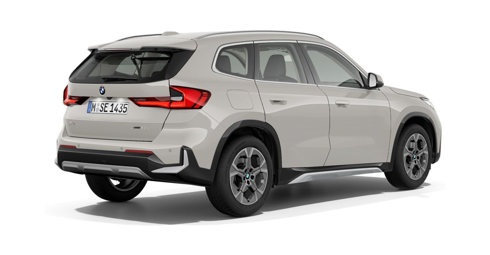 BMW BMW X in Grau von hinten