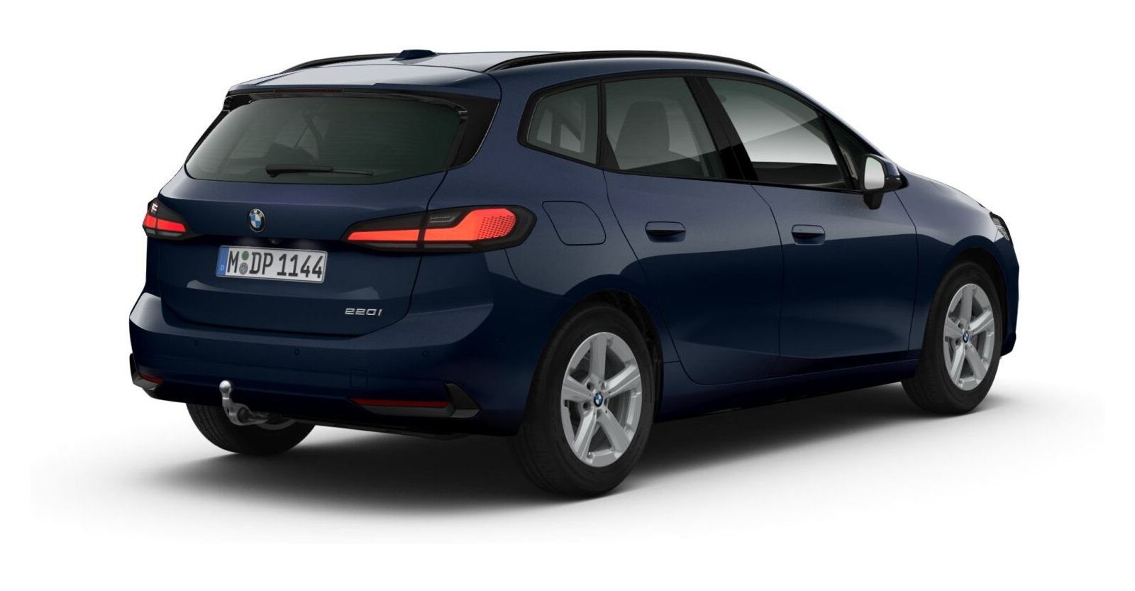 BMW BMW 2er in Blau von hinten