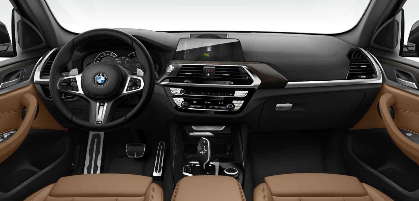 BMW BMW X im Innenraum von vorne