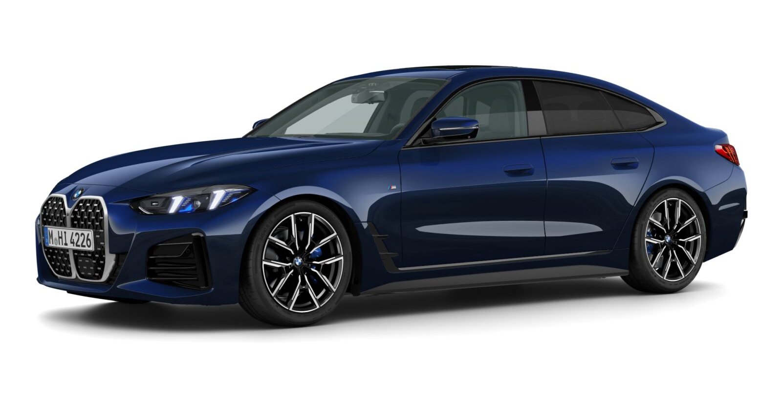 BMW BMW 4er in Blau von vorne