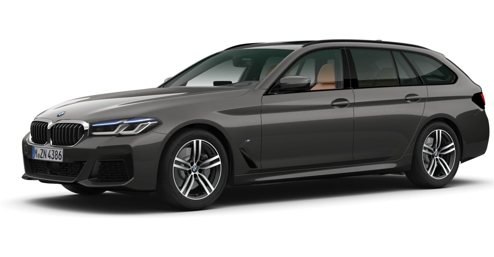 BMW BMW 5er in Grau von vorne BMW BMW 5er in Grau von vorne
