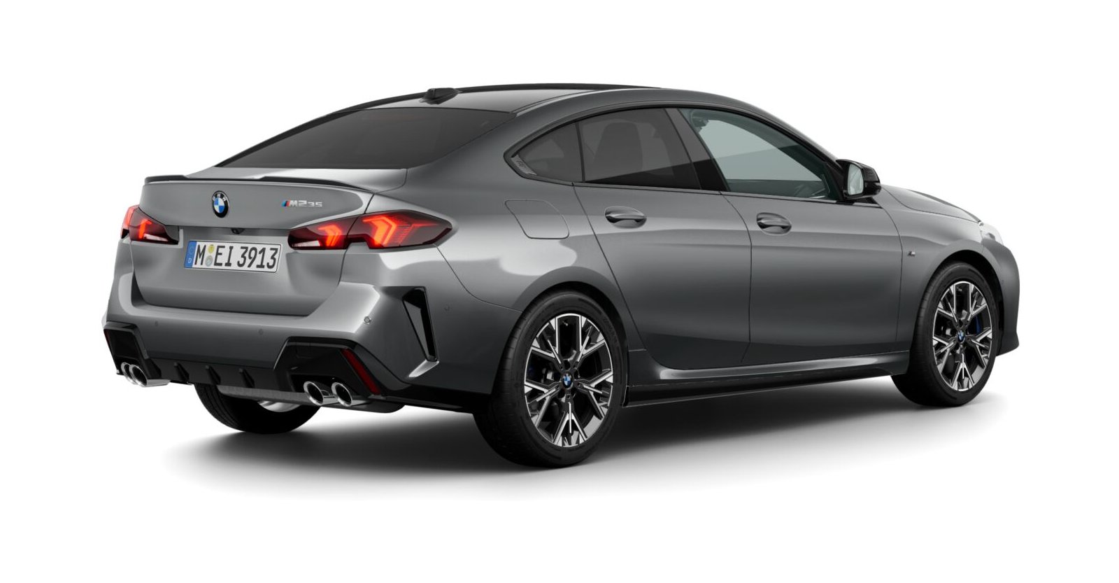 BMW BMW 2er in Grau von hinten