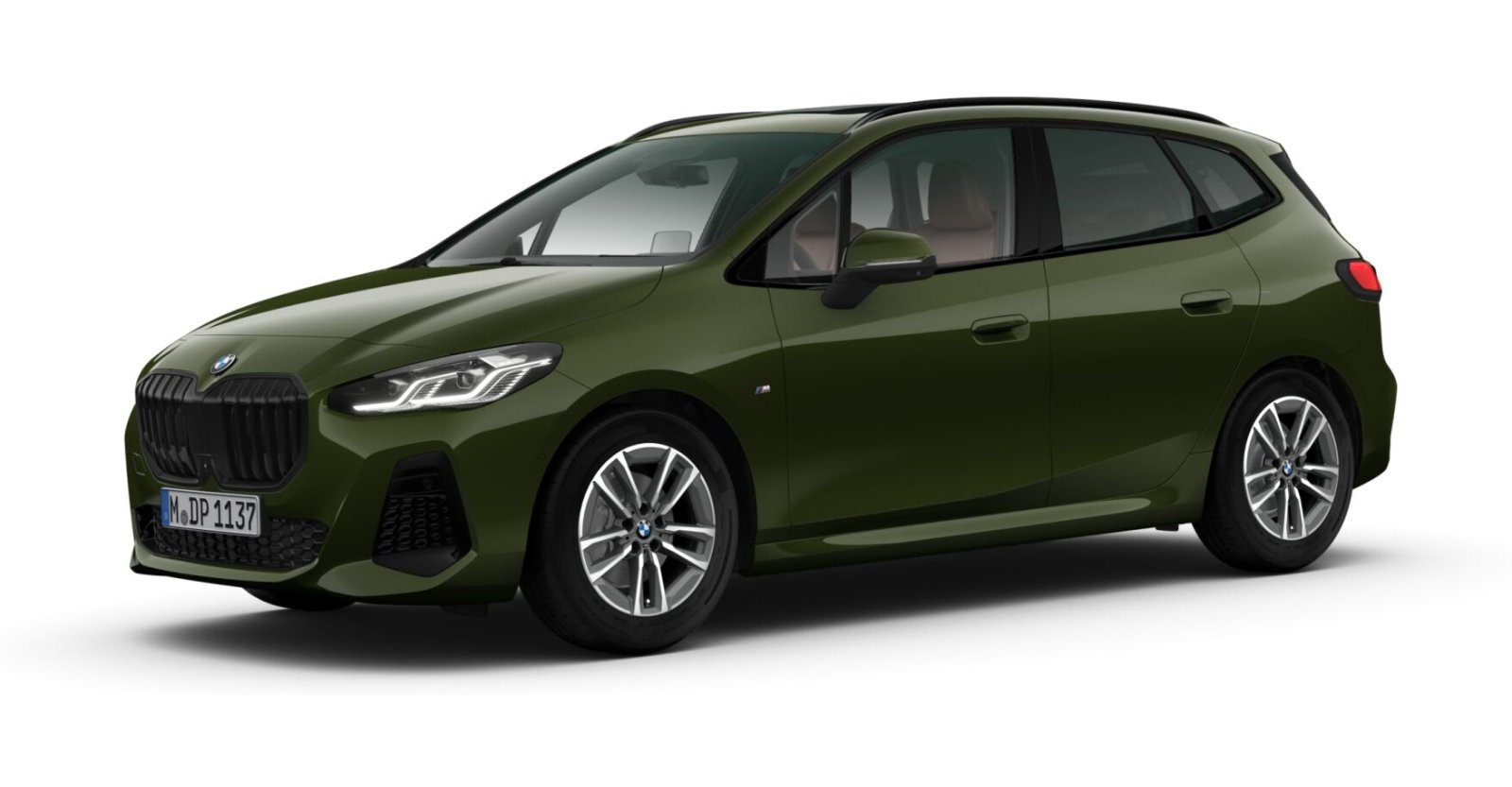 BMW BMW 2er in Grün von vorne BMW BMW 2er in Grün von vorne