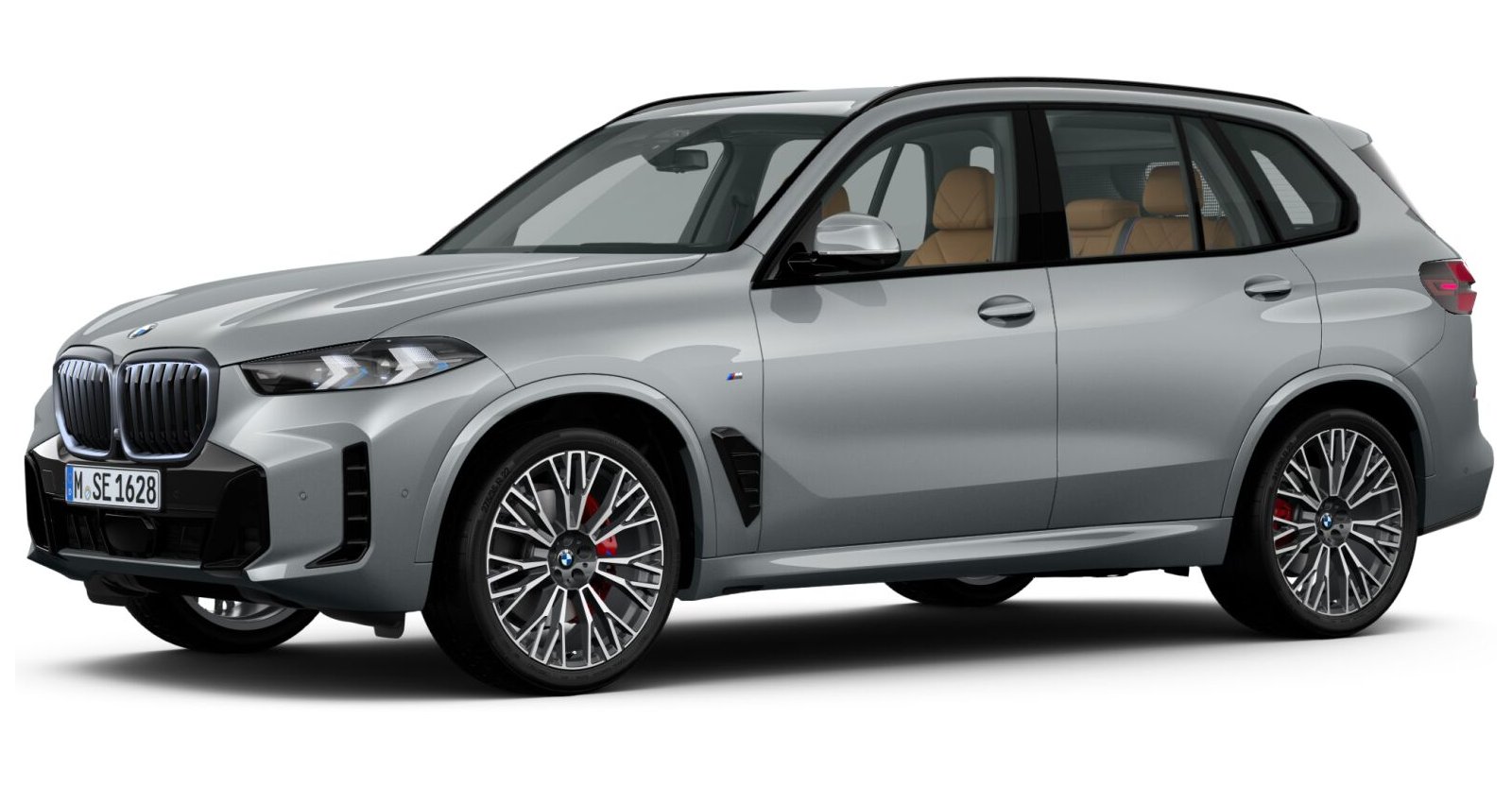 BMW X5 xDrive30d in Grau von vorne