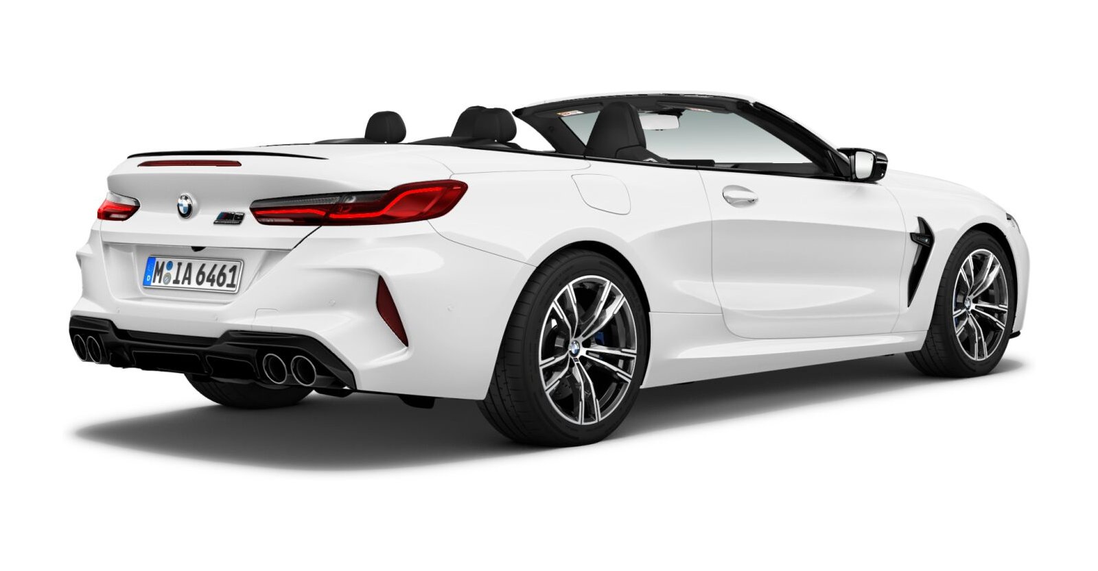 BMW BMW M in Weiß von hinten BMW BMW M in Weiß von hinten