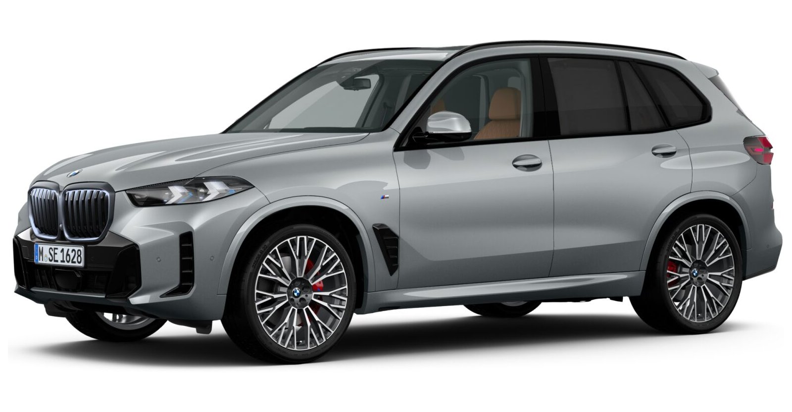BMW X5 xDrive40d in Grau von vorne