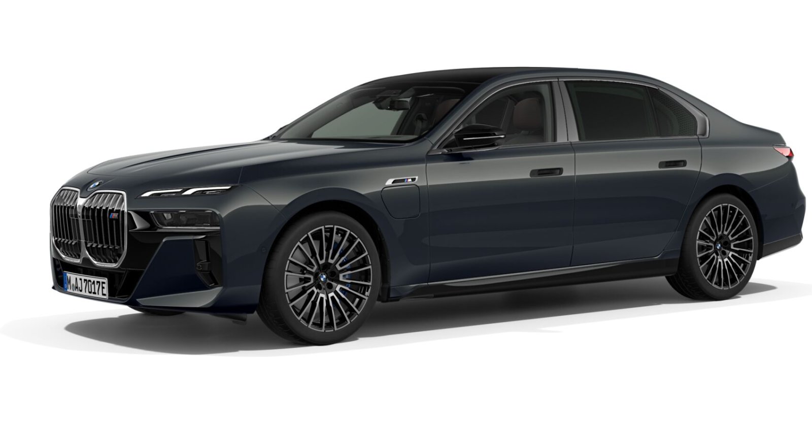 BMW BMW 7er in Grau von vorne